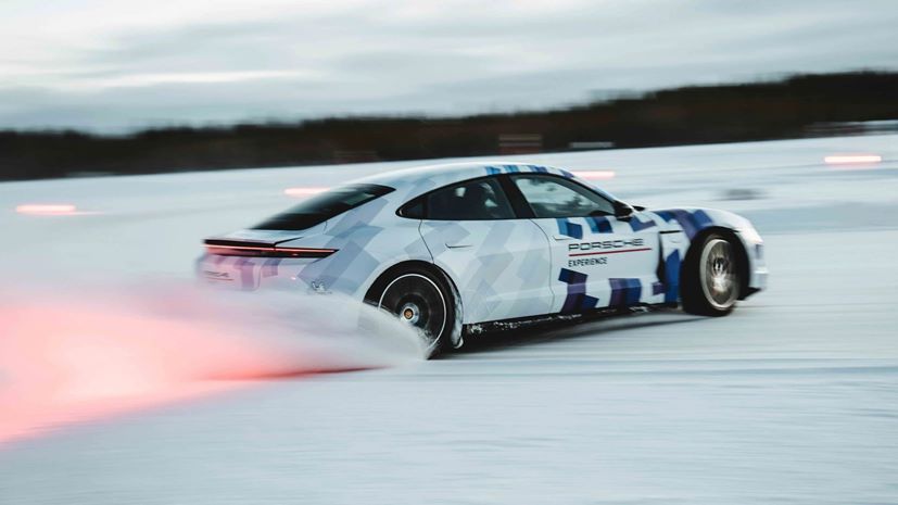 Porsche Taycan Drift Record