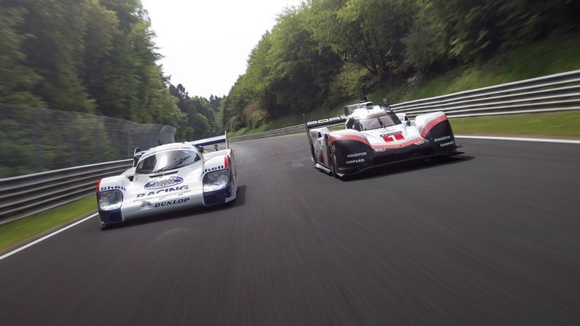 Nurburgring Porsche 9191 Hybrid & 956C