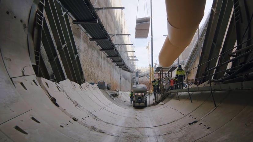Μετρό Αθήνας γραμμή 4 σήραγγα