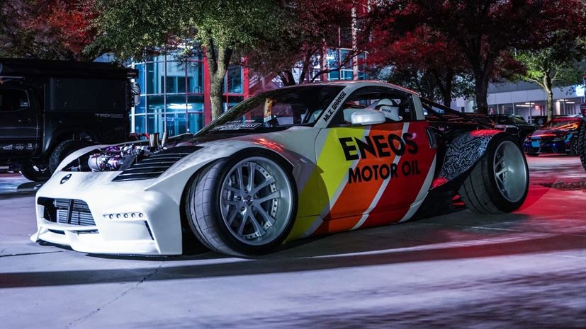 Nissan 350 Z Eneos Honda Twin Engine Sema Show