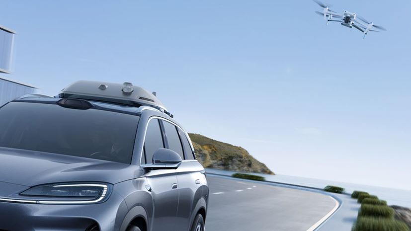 BYD in-car drone