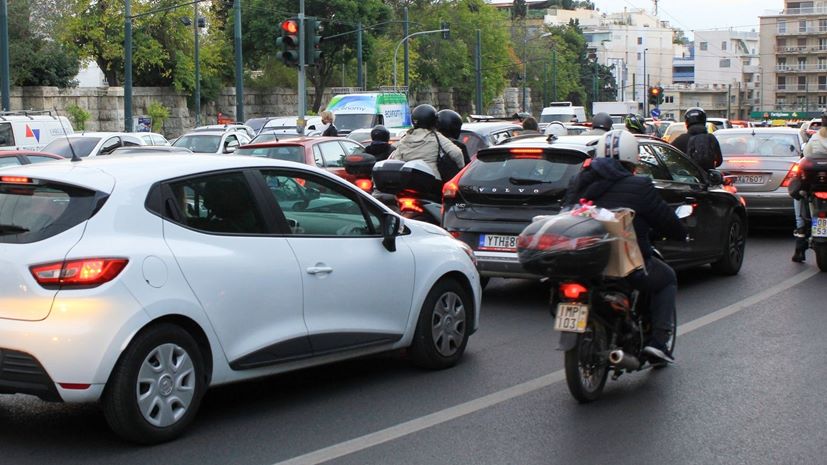 Αθήνα κυκλοφορία αυτοκινήτων