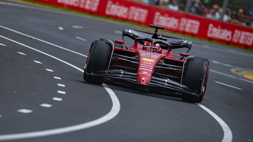Leclerc Ferrari Melbourne 2022