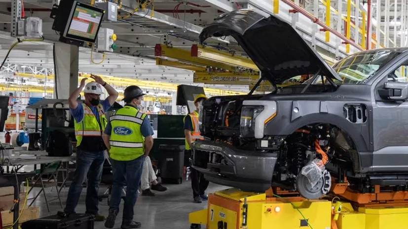Ford F-150 Lightning EV παραγωγή