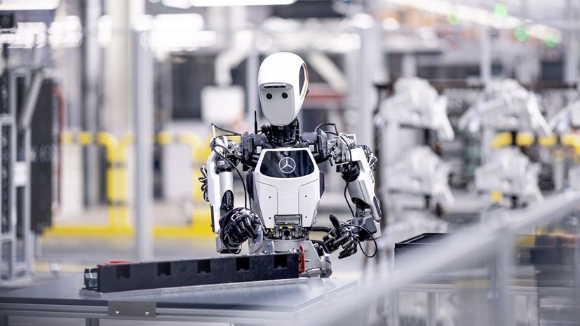 Mercedes Berlin humanoid robot