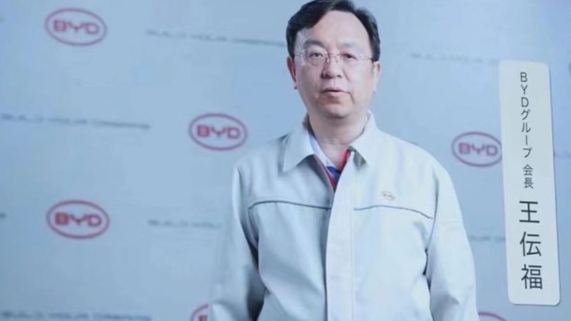 Wang Chuanfu, o επικεφαλής της BYD